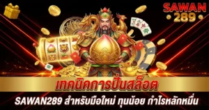 เทคนิคการปั่นสล็อต SAWAN289 สำหรับมือใหม่ทุนน้อยกำไรหลักหมื่น